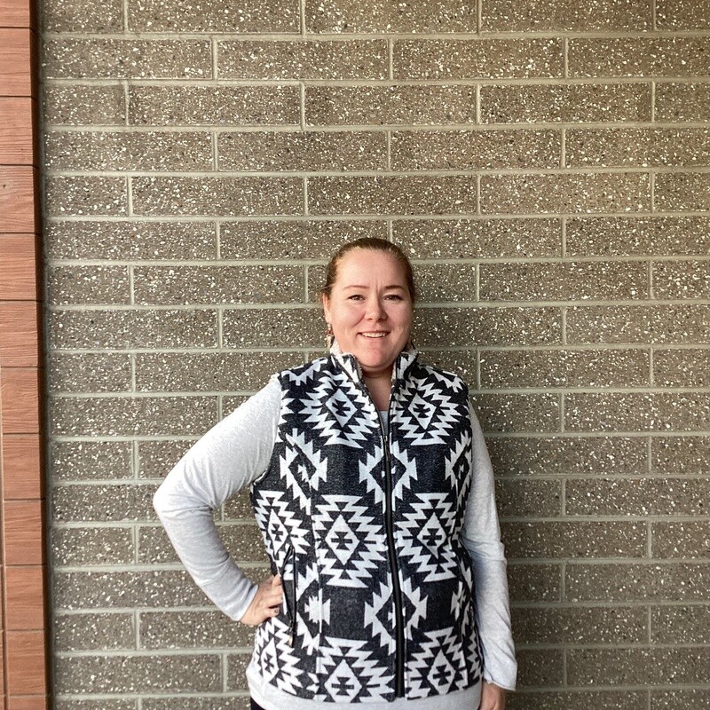 Ladies MontanaCo Pendleton Round-Up Vest w/ Sherpa Lining