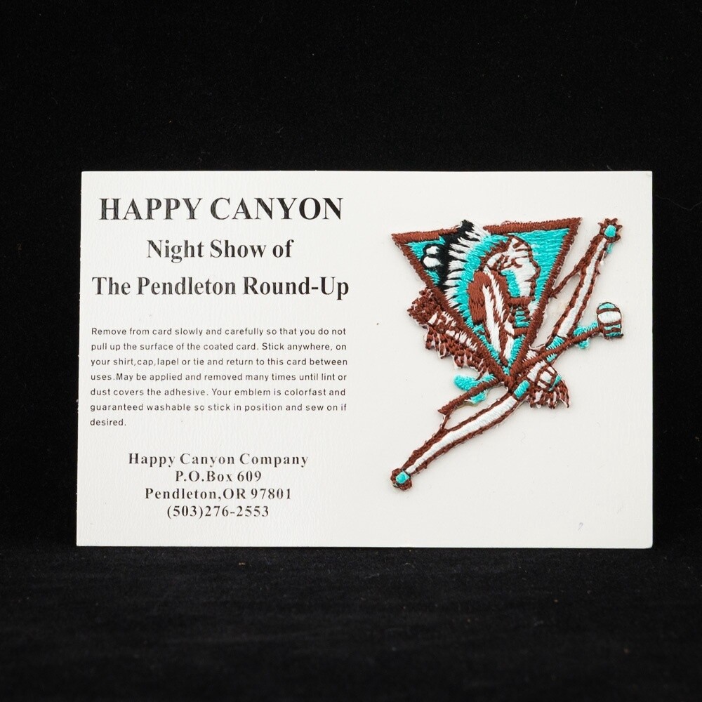 Happy Canyon Embroidered Sticker Patch