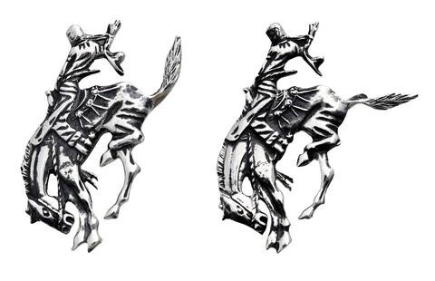 Pendleton Round-Up Vogt Bucking Horse Post Earrings