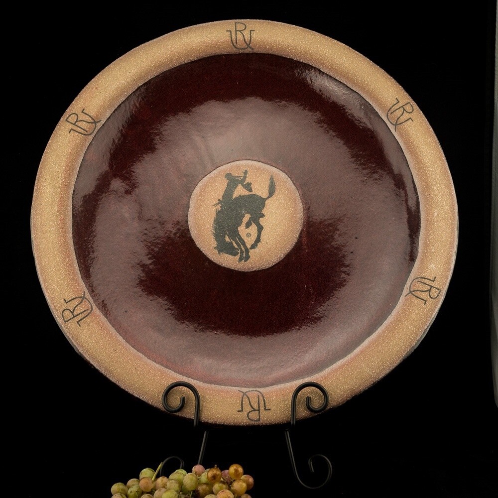 Pendleton Round-Up Large Round Pottery Platter