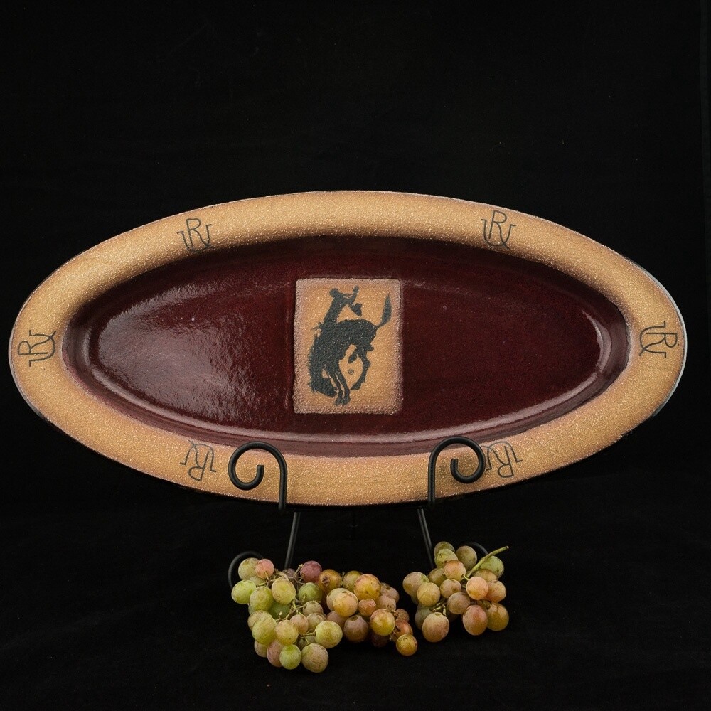 Pendleton Round-Up Slim Oval Pottery Platter