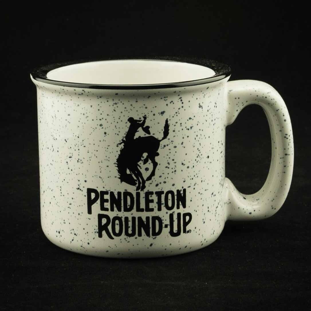 Black and White Pendleton Round-Up Campfire Mug