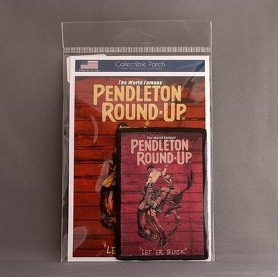 Pendleton Round-Up Barnwood Collectible Iron-On Patch