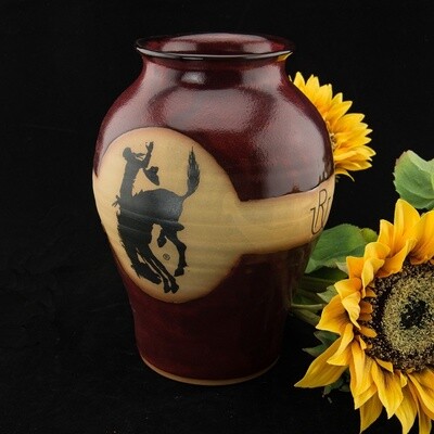 Pendleton Round-Up Pottery Vase