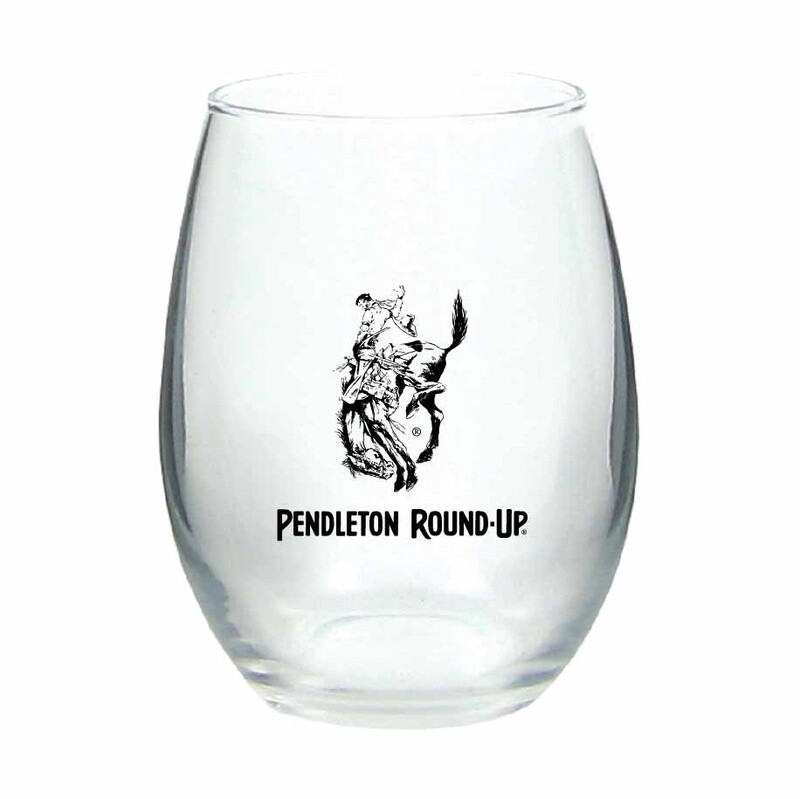 Small Pendleton Round-Up Stemless Wine Glass