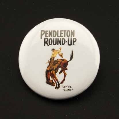 Pendleton Round-Up Button