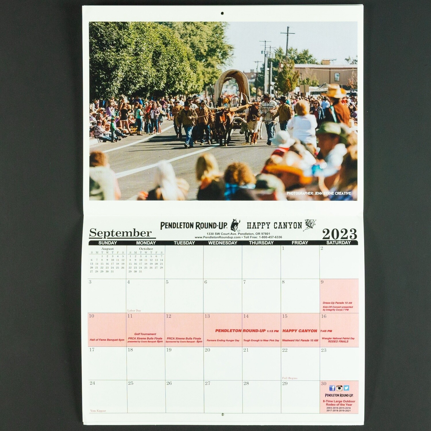 2023 Pendleton Round-Up Monthly Wall Calendar