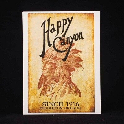 9x12 Happy Canyon Poster