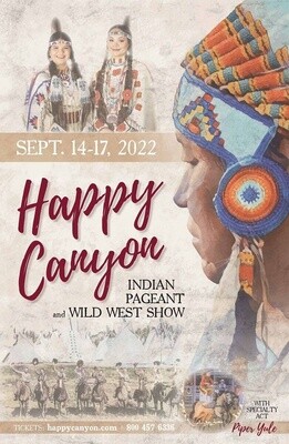 2022 Happy Canyon Poster
