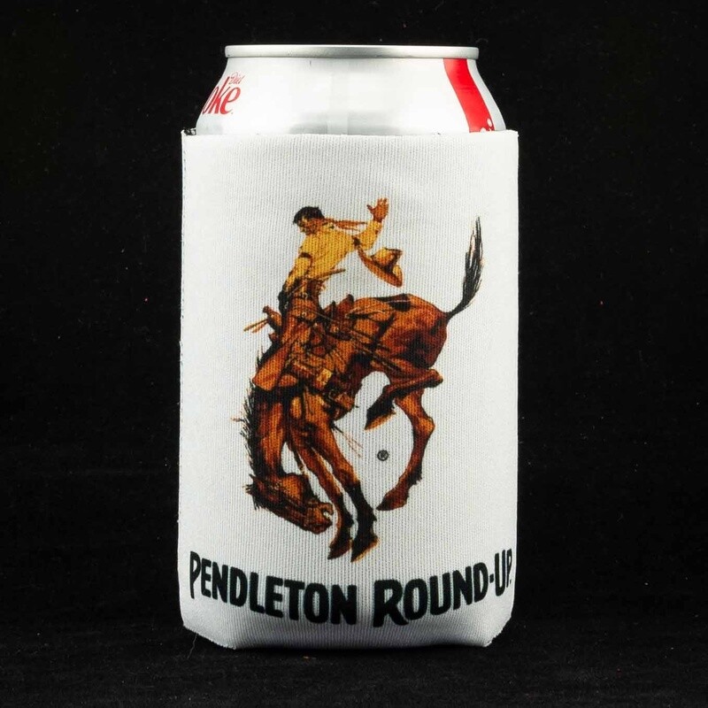 Pendleton Round-Up Full Color Bucking Horse Koozie