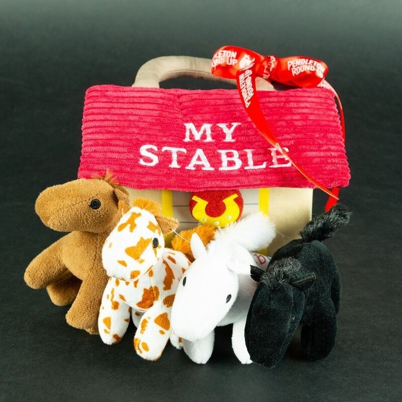 Pendleton Round-Up My Stable w/ Removable Horses