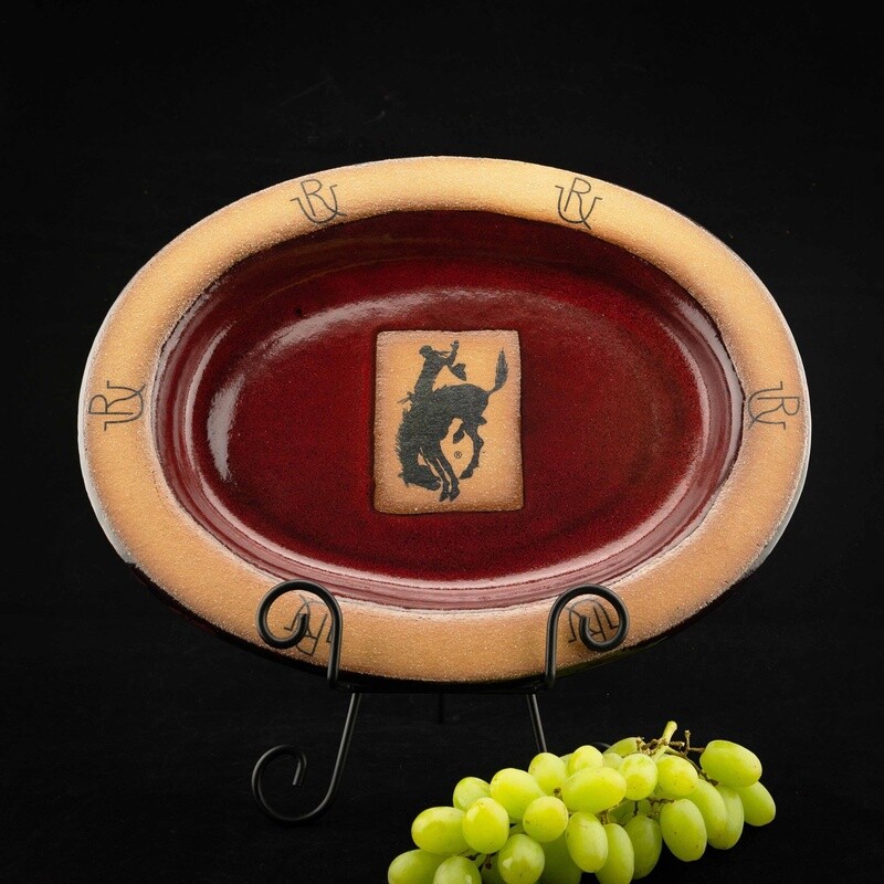 Pendleton Round-Up Small Oval Pottery Platter