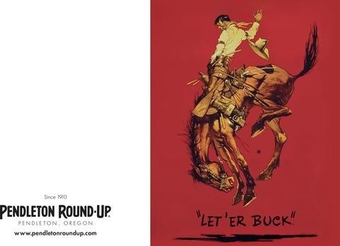 Set of 10 Pendleton Round-Up 5.5 X 4 Cards