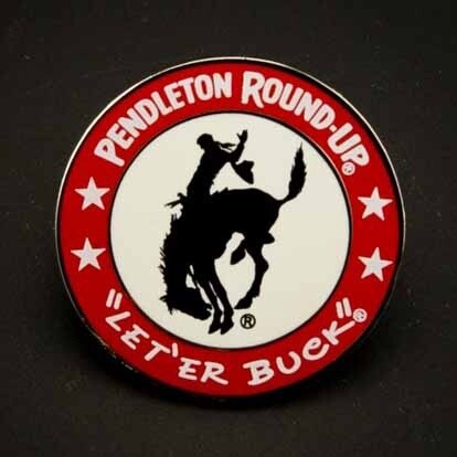 Non-Dated Pendleton Round-Up Lapel Pin