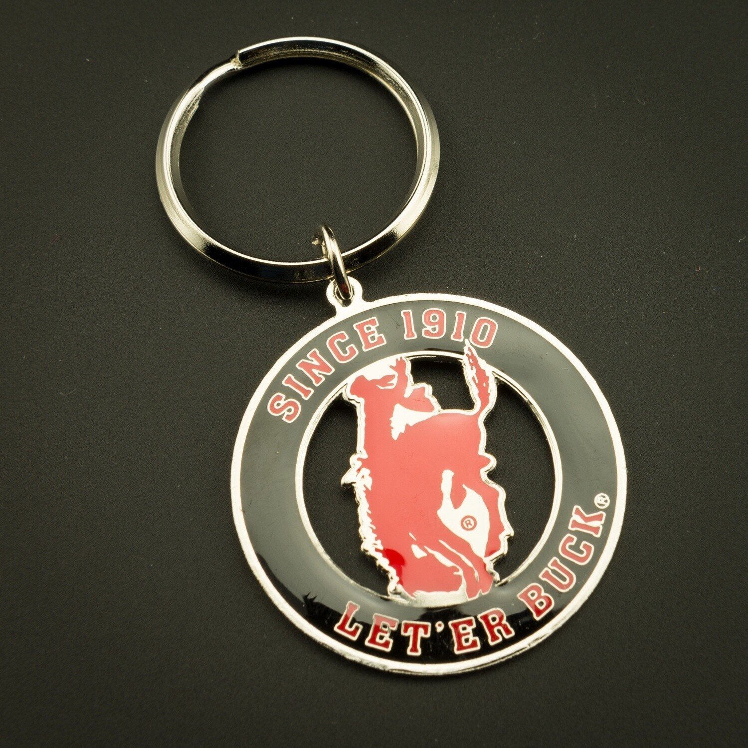 Pendleton Round-Up Die-Cut Metal Keychain