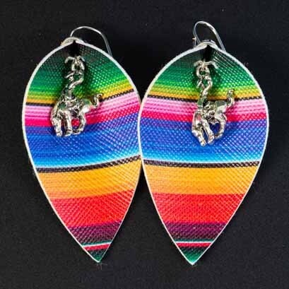 Pendleton Round-Up Serape Teardrop Earrings
