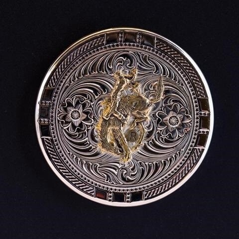 Pendleton Round-Up Montana Silversmiths Snuff Lid