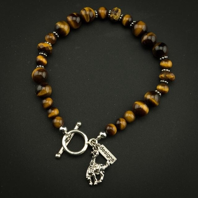 Pendleton Round-Up Tiger&#39;s Eye Stone Bracelet