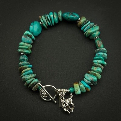 Pendleton Round-Up Turquoise Stone Bracelet