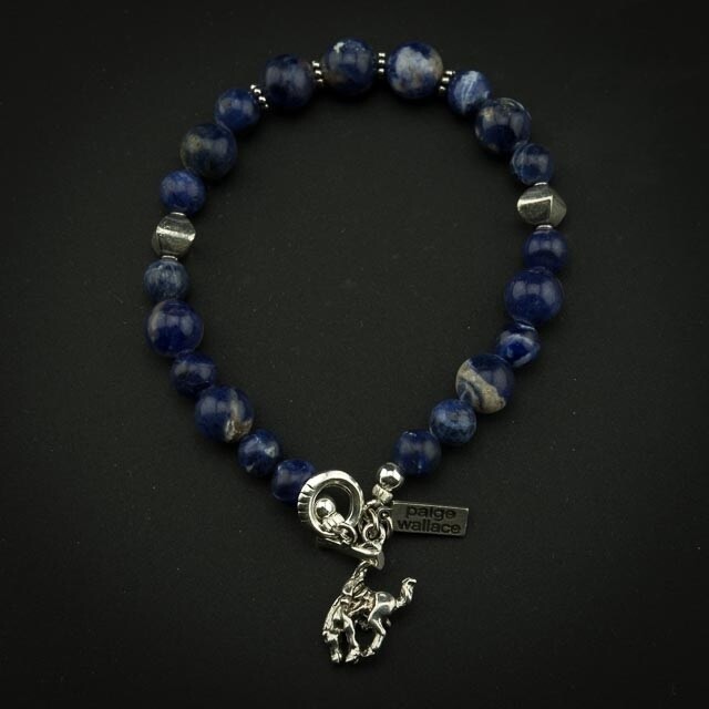 Pendleton Round-Up Sodalite Stone Bracelet