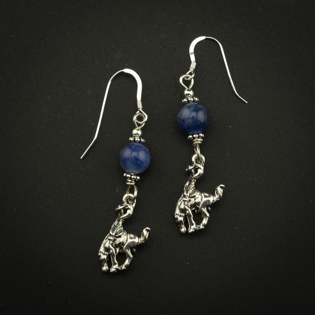 Pendleton Round-Up Sodalite Stone Earrings