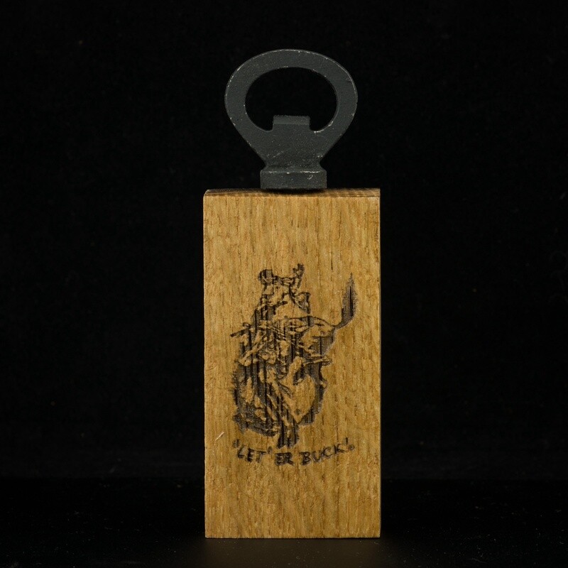 Pendleton Round-Up Wine Barrel Mini Bottle Opener