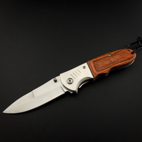 Pendleton Round-Up Teak Folding Knife