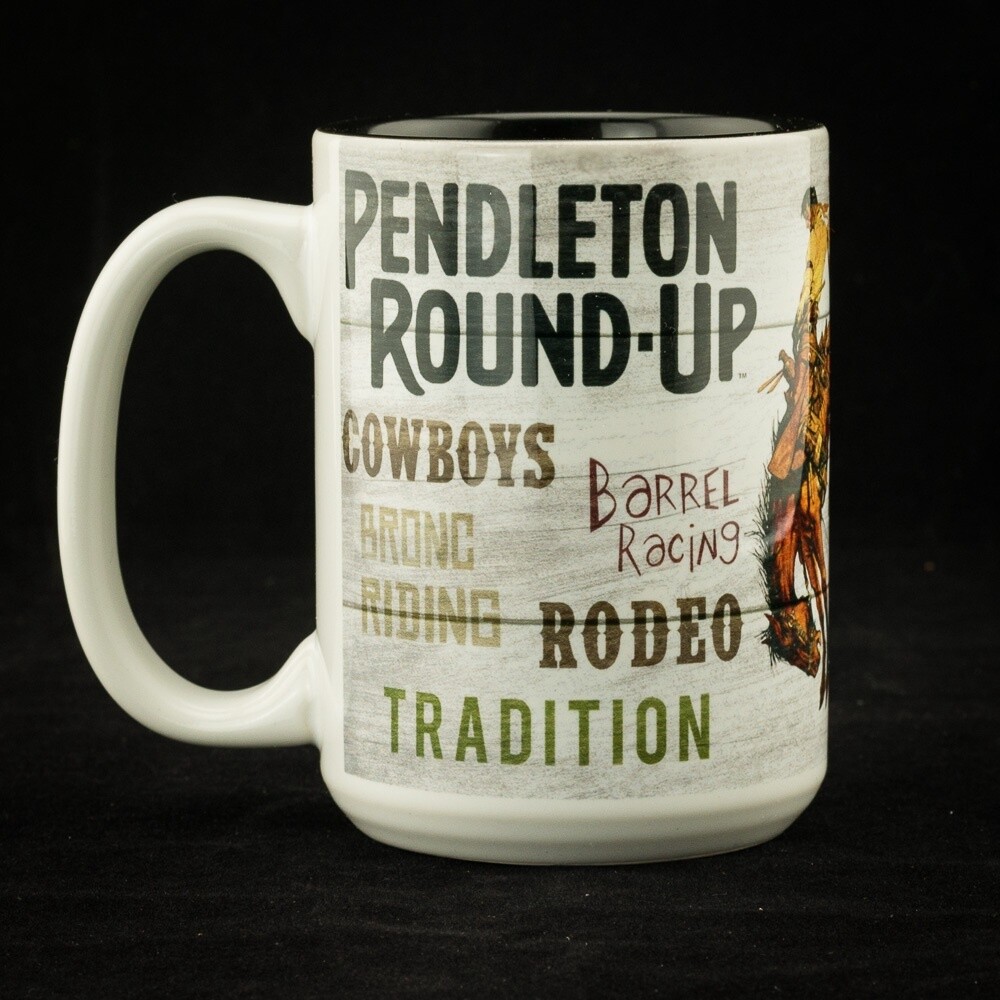Pendleton Round-Up Typography Mug