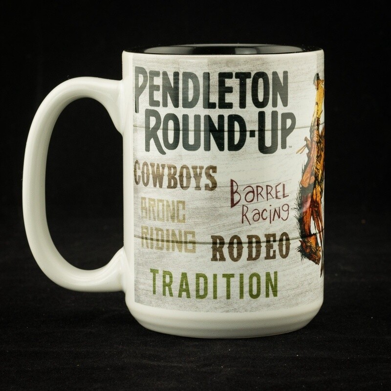 Pendleton Round-Up Typography Mug