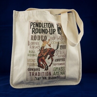 Pendleton Round-Up Typography Tote Bag