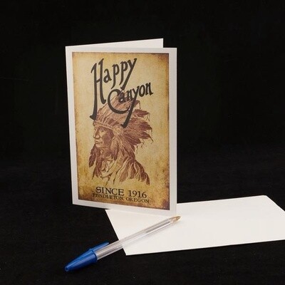 Single Happy Canyon Greeting Card