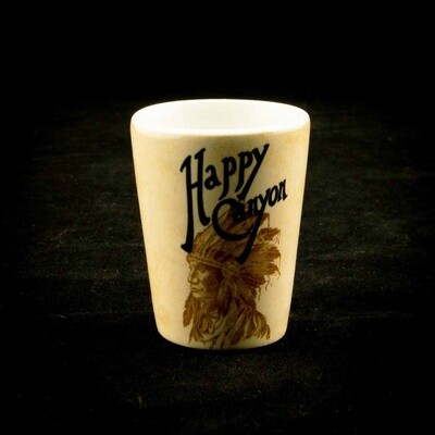 Happy Canyon Ceramic Shot Glass