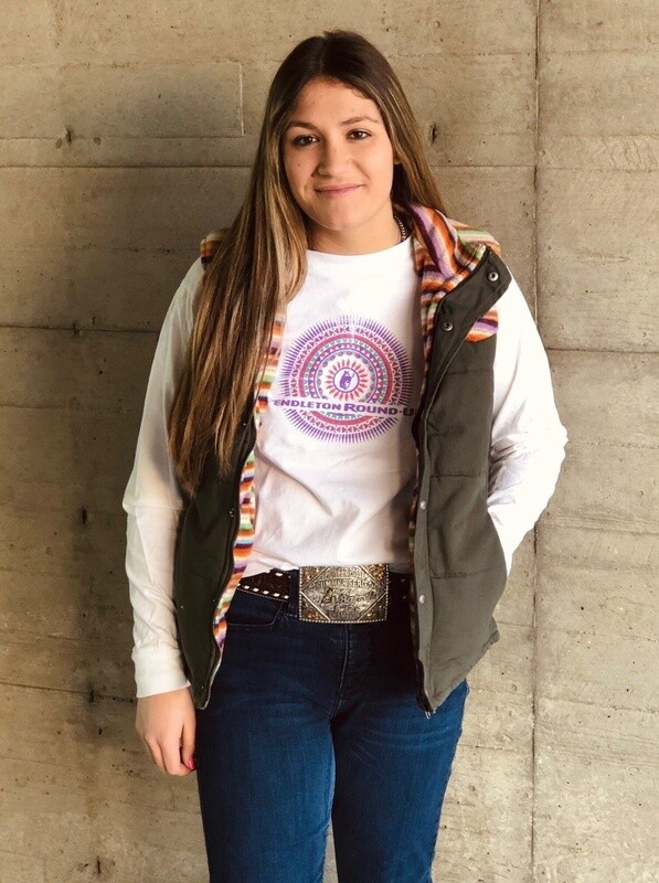 Ladies Hooey Pendleton Round-Up Canvas/Fleece Vest