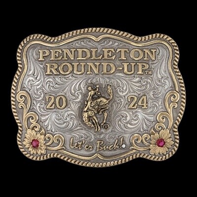 Official 2024 Pendleton Round-Up Buckle