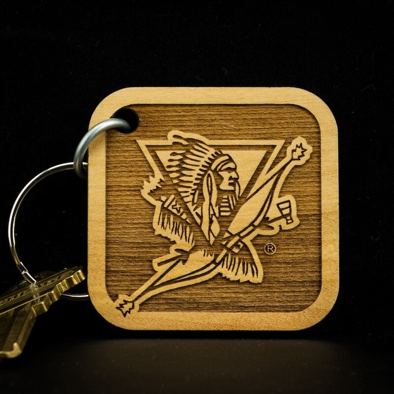 Happy Canyon Wooden Keychain