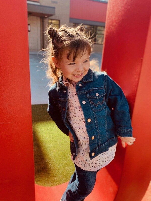 Toddler Wrangler Pendleton Round-Up Denim Jacket