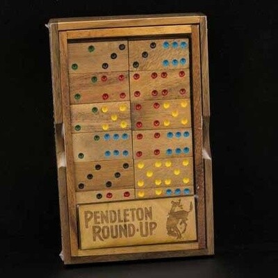 Pendleton Round-Up Teak Domino Set