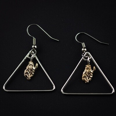 Pendleton Round-Up Vogt Triangle Wire Earrings