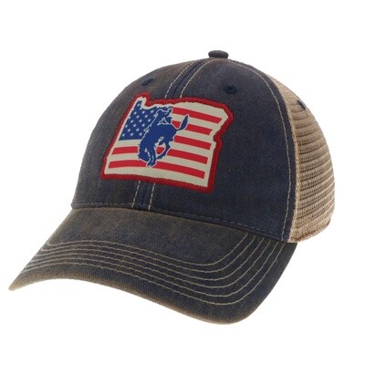 Pendleton Round-Up Oregon US Flag Trucker Hat