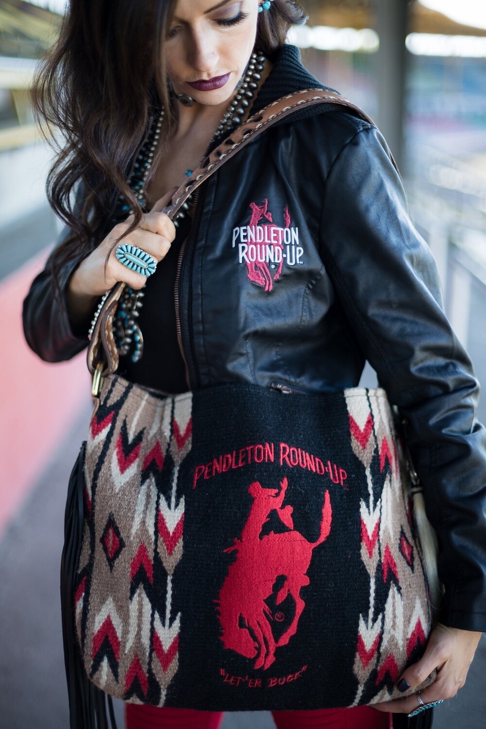Pendleton Round-Up Palo Duro Saddle Blanket Tote