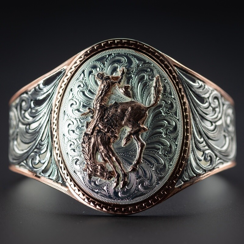 Pendleton Round-Up Montana Silversmiths Rose Gold Cuff