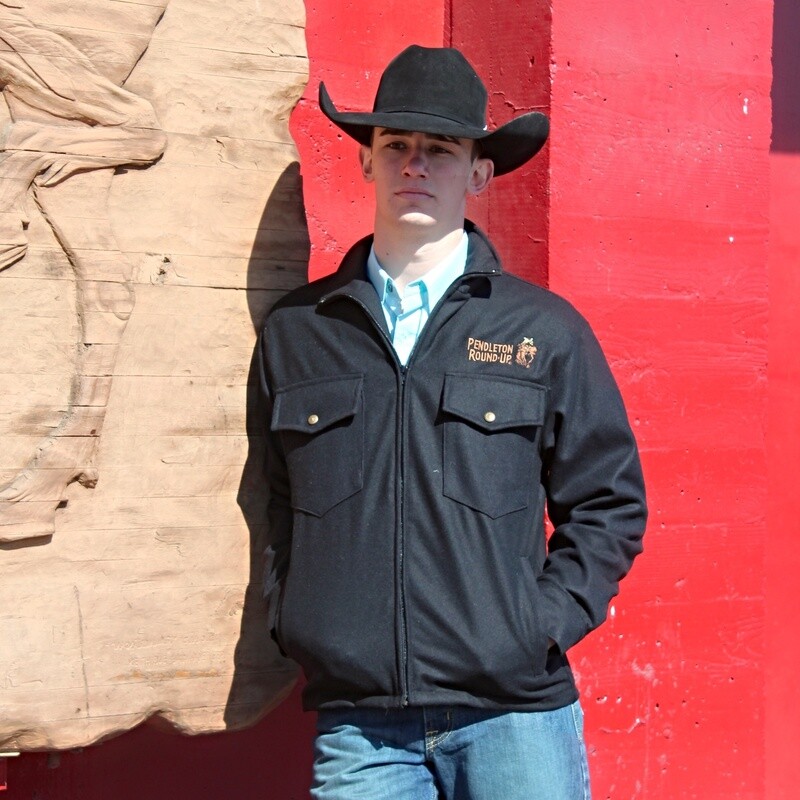Men&#39;s Schaefer Pendleton Round-Up Black Austin Jacket