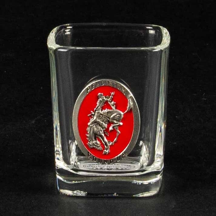 Pendleton Round-Up Pewter Square Shot Glass