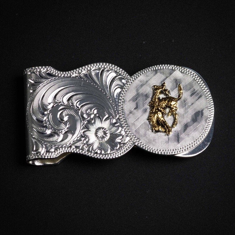 Pendleton Round-Up Montana Silversmiths Circle Money Clip