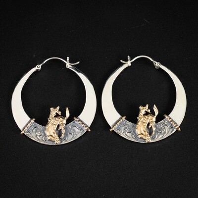 Pendleton Round-Up Vogt Hollow Disc Earrings