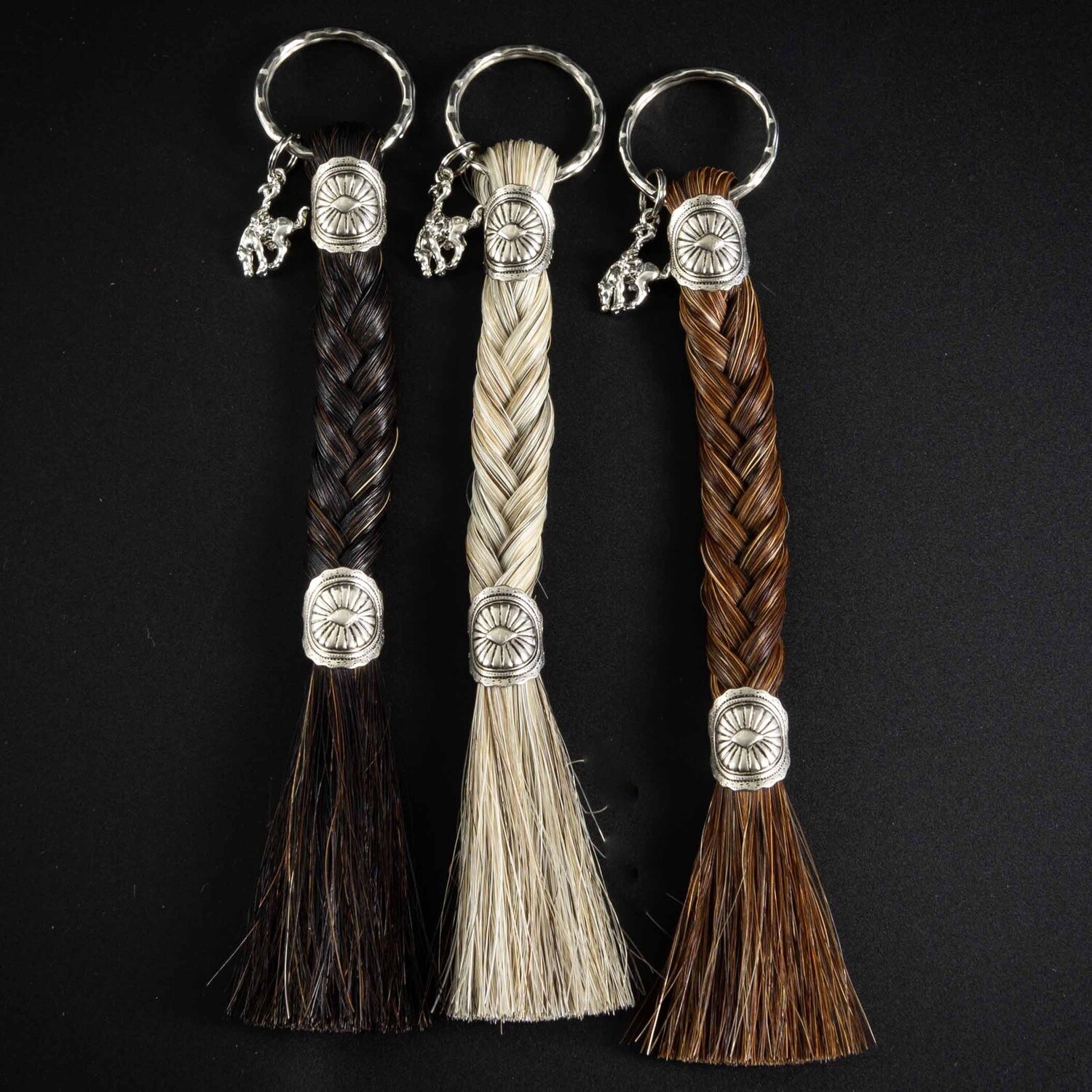 Pendleton Round-Up Braided Horse Hair Keychain