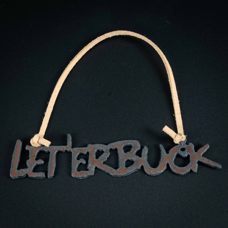 Pendleton Round-Up Metal Let &#39;er Buck Ornament