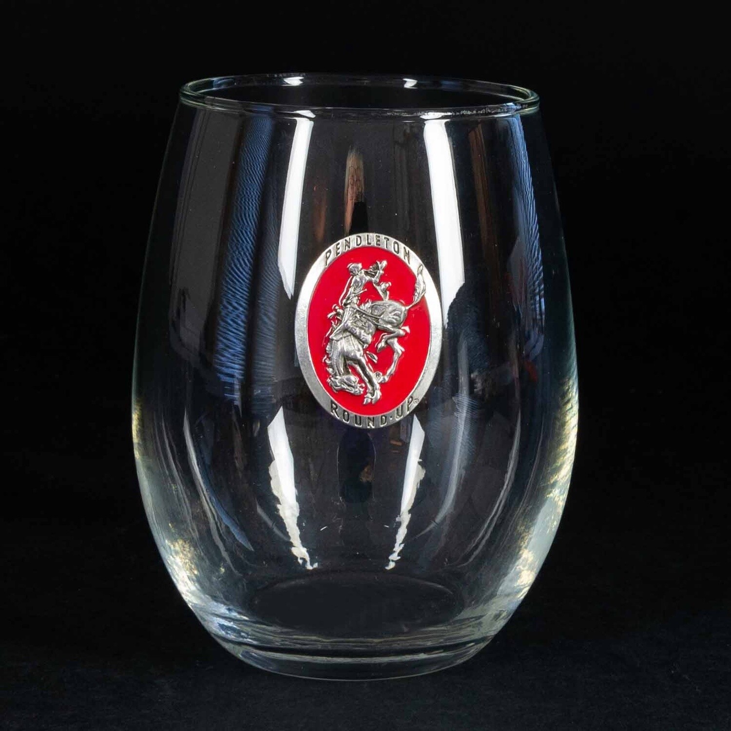 Pendleton Round-Up Pewter Stemless Wine Glass
