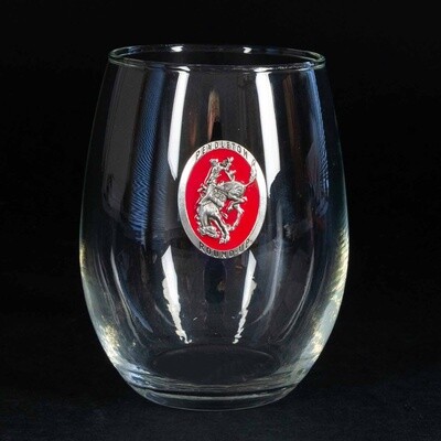 Pendleton Round-Up Pewter Stemless Wine Glass
