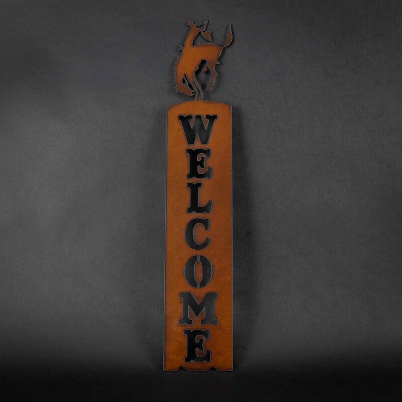 Pendleton Round-Up Metal Welcome Sign